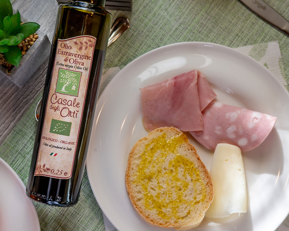 Degustazioni Olio extravergine d'oliva Biologico - il Casale degli Orti