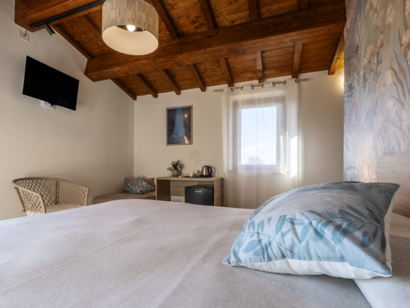 I dettagli delle camere dell'Agriturismo Biologico Pitigliano il Casale degli Orti