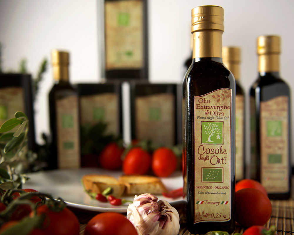Olio extra vergine d'oliva Biologico Agriturismo Il Casale degli Orti
